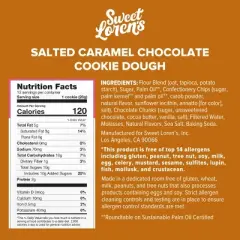 Sweet Loren's Gluten Free Vegan Salted Caramel Chocolate Cookie Dough - 12oz/12ct