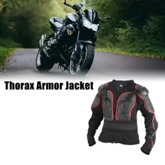 Unique Bargains Dirt Bike Motorcycle Riding Protective Full Body Armor Thorax Back Backbone Protector for Off-Road Cycling Red Size XL