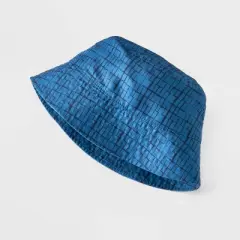 Men's Printed Bucket Hat - Goodfellow & Co&trade; Blue