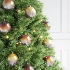 9ct 100mm Christmas Ornament Set Gold/Copper/Bronze - Wondershop&trade;