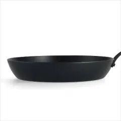 OXO 12" Steel Open Frypan with Silicone Sleeve Black