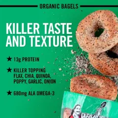 Dave's Killer Bread Epic Everything Organic Bagels - 16.75oz