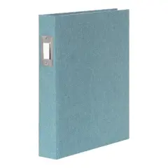 9.45" x 11.75" Cydney Fabric Photo Albums Teal - Kate & Laurel All Things Decor