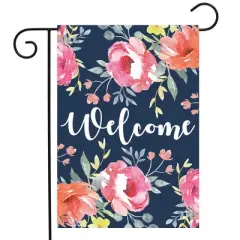 Watercolor Floral Spring Garden Flag 18" x 12.5" Briarwood Lane