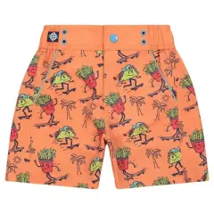 Andy & Evan Toddler 2-Piece Rashguard Set Orange, Size 2T