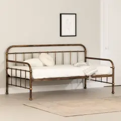 Twin Prairie Metal Daybed Bronze - South Shore