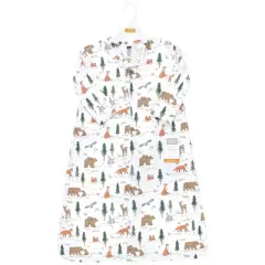 Hudson Baby Infant Boy Long Sleeve Cotton Jersey Sleeping Bag, Sack, Blanket, Sweet Woodland
