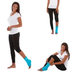 FOMI Hot Cold Ankle and Foot Gel Ice Sleeve | Flexible, Expandable