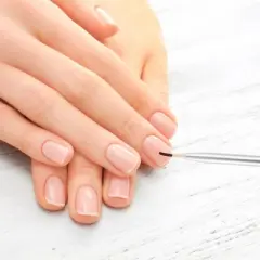 Unique Bargains Double Head Nail Painting Brushes for Polish Painting White 1 Pc