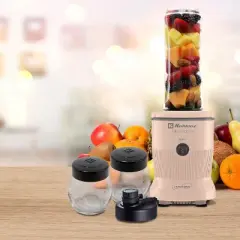 Koblenz&reg; 600-Watt 20.2-Oz. Personal Mix and Shake Blender Kit (Salmon) in Pink