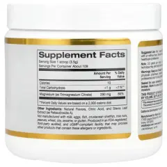 Magnesium Powder Beverage, as Magnesium Citrate, Orange Crush Flavor, 13.4 oz (380 g)