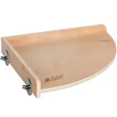 A&E Cage Company Guinea Pig, Rabbit, Gerbil, Mouse, Chinchilla, Ferret, Rat, Hamster Large Corner Shelf Tunnel