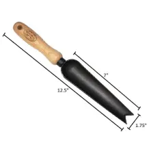 DeWit Snake Tongue Trowel &ndash; Versatile Heirloom Tool for Transplanting & Weeding
