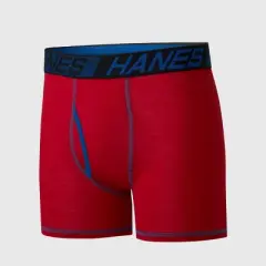 Hanes Boys' 5pk X-Temp Boxer Briefs - Red