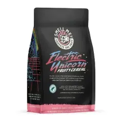 Bones Coffee Company Electric Unicorn Whole Coffee Beans Fruity Cereal Flavor 12 oz Medium Roast (Whole Bean)