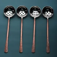 Inox Artisans Ridge Olive Spoons 4 Pc. Set