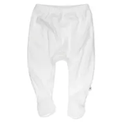 Honest Baby 3pk Footed Harem Pants - White