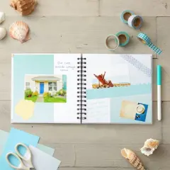 Paper Junkie 8x8 Inch Scrapbook Photo Album for Family Photo's, Wedding Guest Book, Anniversary, 40 Sheets