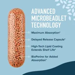 DIM Supplement 200mg for Hormone Balance, Delayed-Release Microbeadlets, Estrogen Balance for Women & Men, Hormonal Acne Supplement, SMNutrition, 60ct