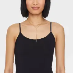 Y-Line Necklace Set 2pc - Universal Thread&trade; Gold