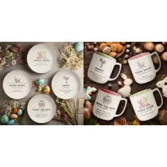 Certified International Easter Words Dinnerware Collection