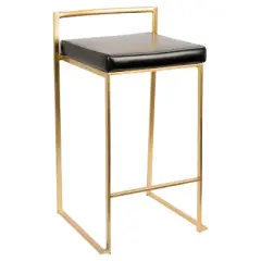 Set of 2 27" Fuji Contemporary Counter Height Barstool - Lumisource