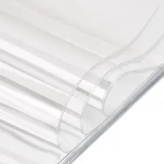 WeChef 8.5 x 14" Double-Sided All Clear Vinyl Menu Cover 2 View Plastic Menu Holder Top Loading Restaurant Cafe 30 Pack