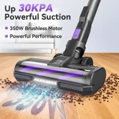 INSE S10X Cordless Vacuum For Pet Hair Power Saving with 26Kpa Powerful Suction