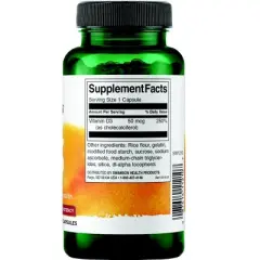 Swanson Vitamin D3 - Higher Potency, Promotes Bone Health & Immune Wellness, Helps Support Weight Management, 2,000 Iu (250 Capsules)