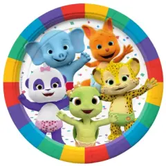 Treasures Gifted Word Party Plates 7in - Word Party Birthday Supplies - 8 Pack