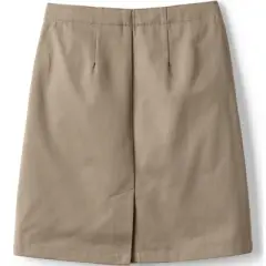 Lands' End School Uniform Girls Blend Chino Skort Top of Knee