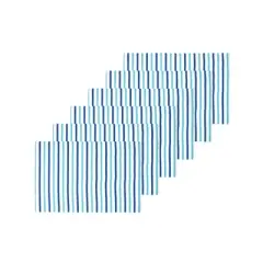 C&F Home Lakeview Stripe Placemat, Set of 6, 13" x 19"