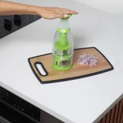 Elle Gourmet Food Chopper &ndash; Easy Vegetable, Fruit, Cheese, and Nut Chopper with Anti-Skid Base, BPA-Free, Dishwasher Safe