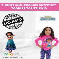 Disney Encanto Mirabel Girls T-Shirt and Leggings Outfit Set Little Kid 