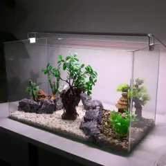 Unique Bargains Aquarium Plants Decoration Artificial Aquatic Plant Green 11.81" 1 Pcs