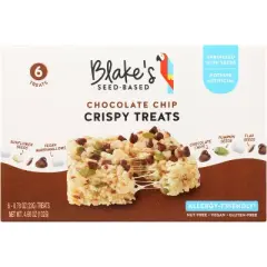 Blakes Seed Based Chocolate Chip Rice Crisp - 0.75 fl oz Each (Pack of 6)