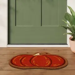 1'6"x2'6" Pumpkin Coir Doormat Orange - Room Essentials&trade;