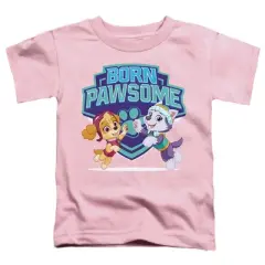 Toddler Boys' Paw Patrol Born Pawsome Skye & Everest T-Shirt Pink