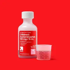 Children's Acetaminophen Pain Reliever & Fever Reducer Liquid - Bubblegum - 4 fl oz. - up&up&trade;