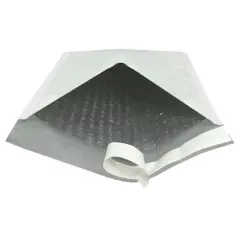 UOFFICE Pack of 50 Poly Bubble Mailer Padded Bags 7.25"x12" #1 White Self-Sealing