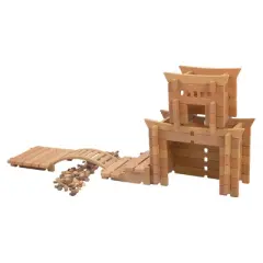 Guidecraft Notch Blocks - Eastern 87 Piece Set