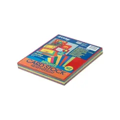 Pacon Array 65 lb. Cardstock Paper 8.5" x 11" Assorted Colors 100 Sheets/Pack (101169) P101169