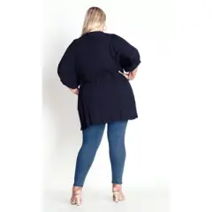 Women's Plus Size Jayda Skinny High Waist Jean - mid wash | AVEOLOGY