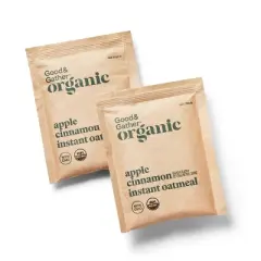 Organic Apple Cinnamon Instant Oatmeal Packets - 11.28oz/8ct - Good & Gather&trade;