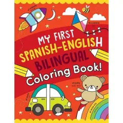 My First Spanish-English Bilingual Coloring Book! - (Dover Kids Coloring Books) by  Sam Hutchinson (Paperback)