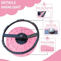 Yinvani Pink Metal Sensory Swivel Chair For Autistic Children