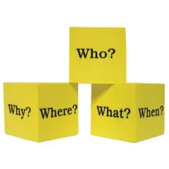 Teacher Created Resources Foam Question Cubes