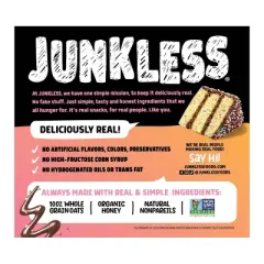 JUNKLESS Drizzled Birthday Cake Chewy Granola Bars - 6.6oz