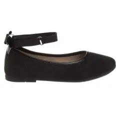 Kensie Girl Toddler Ballerina Dress Shoes with Straps for Better Fit - Mary Jane Ballet Flats