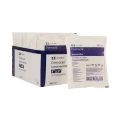 Covidien 7196D Dermacea Abdominal Pad Sterile 5 in. x 9 in. (Each)